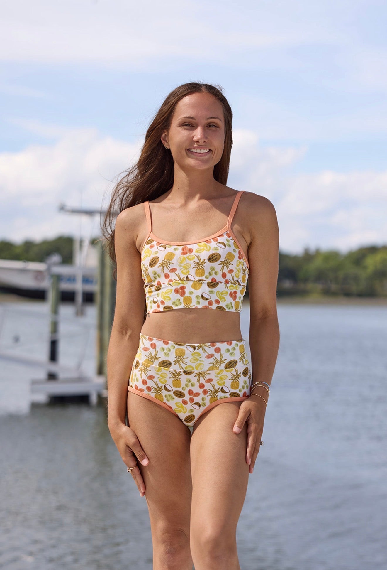 Lainsnow X The Last Mango - Seabrook Skinny Top- Tiki Bar