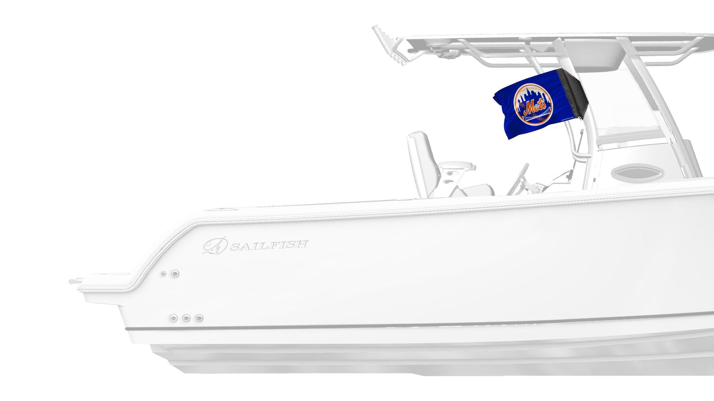 New York Mets 11"x17" Forever Wave Flag for Boats