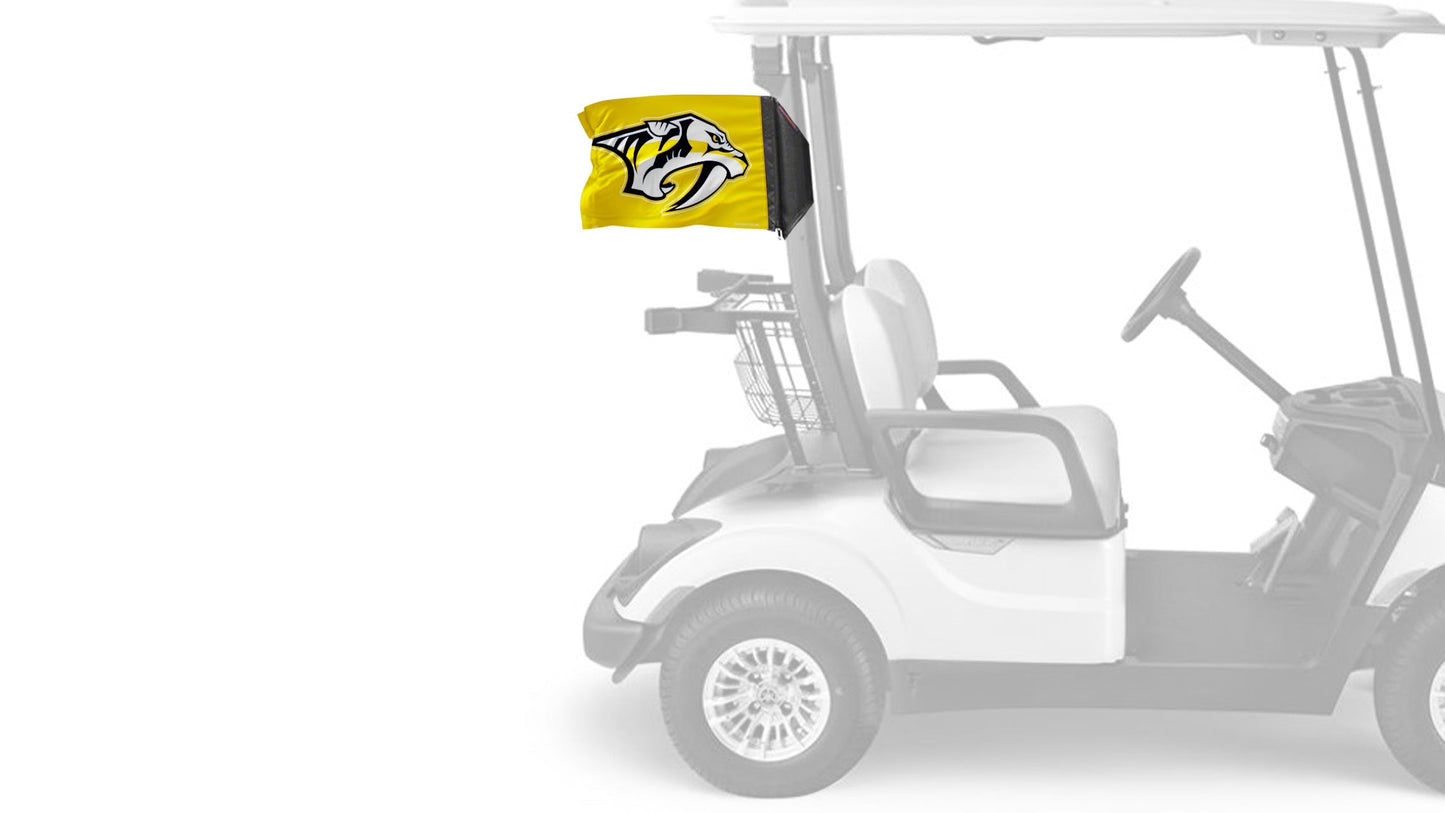 Nashville Predators 11"x17" Forever Wave Flag for Golf Carts