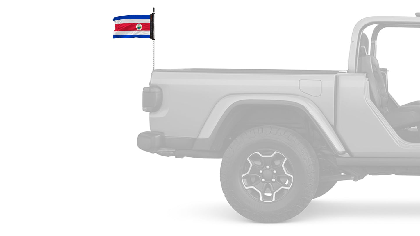 Costa Rica 12"x18" Forever Wave Flag