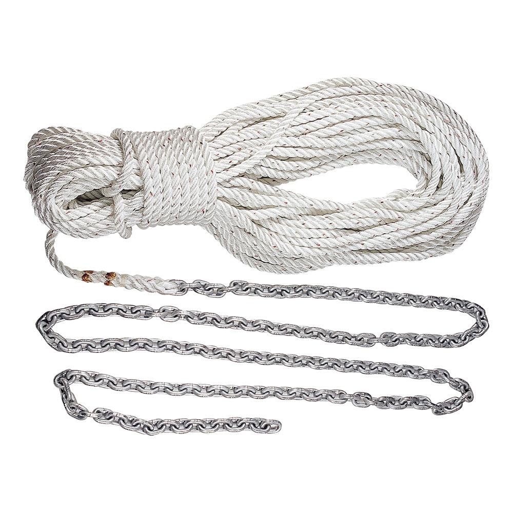 Lewmar Anchor Rode 215'-15' of 1/4" Chain 200' of 1/2" Rope w/Shackle