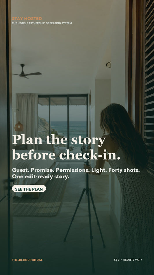 Stay Hosted — The Hotel Partnership Playbook