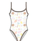 Lainsnow X The Last Mango - Figure Eight One Piece - Coconut Cove