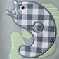 Green Fish Applique Shorts Set