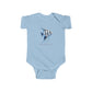 Angelfish Baby Bodysuit — Blue Aquarium Fish Infant Onesie