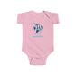 Angelfish Baby Bodysuit — Blue Aquarium Fish Infant Onesie