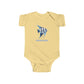 Angelfish Baby Bodysuit — Blue Aquarium Fish Infant Onesie