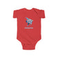Angelfish Baby Bodysuit — Blue Aquarium Fish Infant Onesie