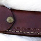 Handmade Damascus Pocket Clip Knife – Buffalo Horn Handle