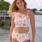 Lainsnow X The Last Mango - Seabrook Skinny Top- Postcards From Paradise