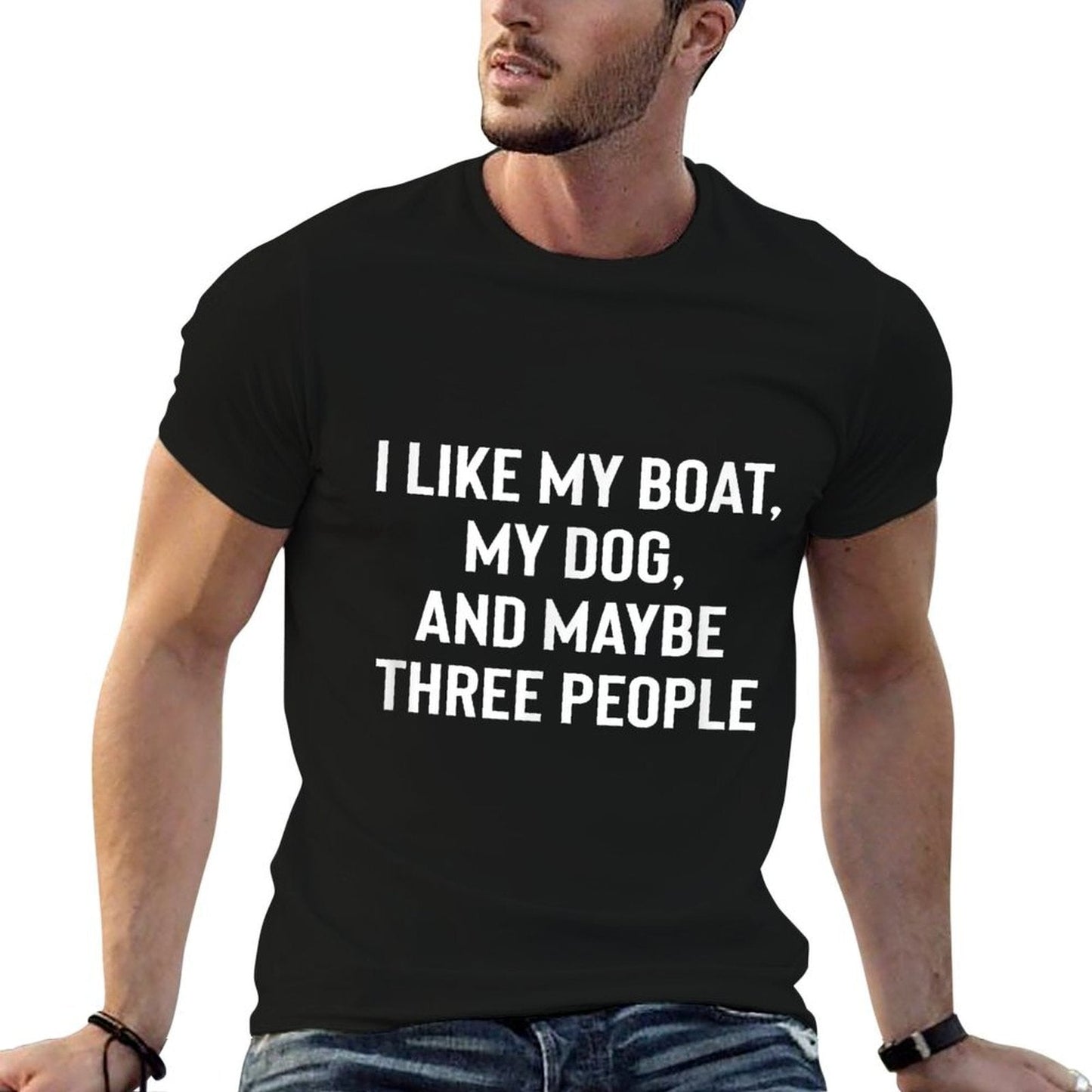 Funny Boating Gifts For Men Women Boaters Boat Owner  Summer-ready Fabric T-Shirt