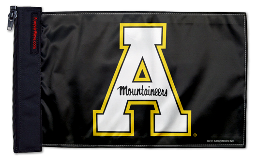 Appalachian State 11"x17" Forever Wave Flag for Golf Carts