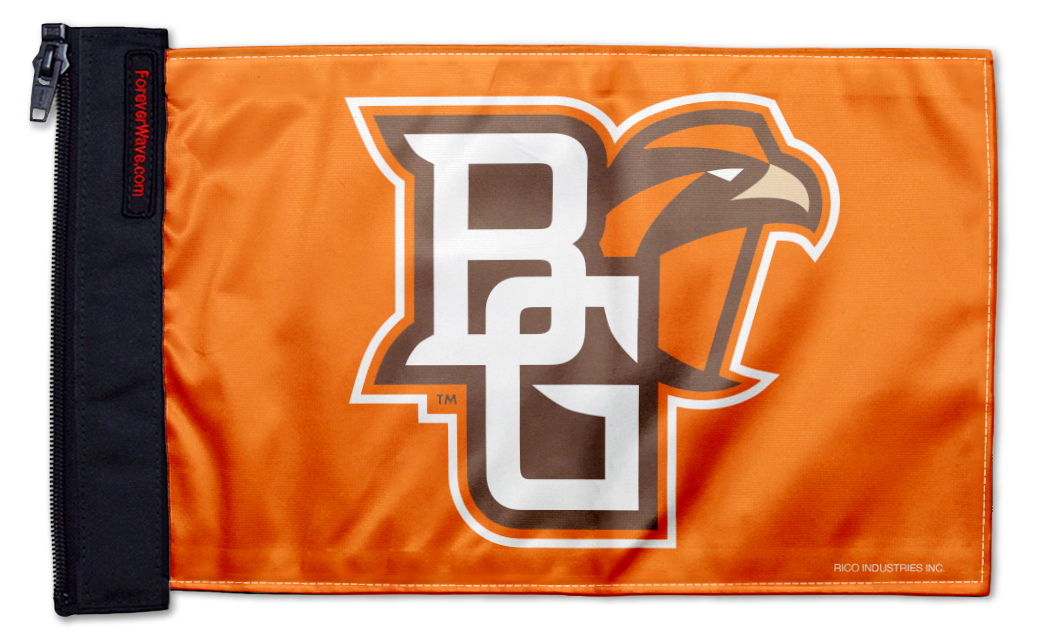 Bowling Green 11"x17" Forever Wave Flag for Bronco