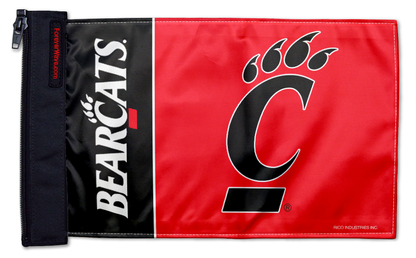 Cincinnati Bearcats 11"x17" Forever Wave Flag for Jeep Wrangler CJ-7 and CJ-8 1976-1986