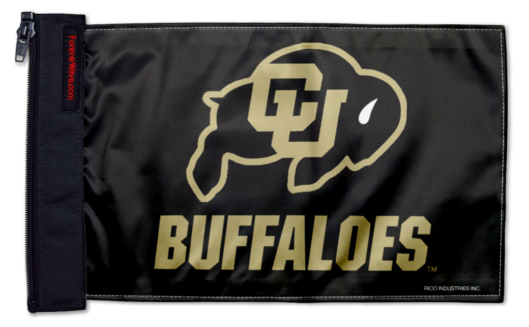 Colorado 11"x17" Forever Wave Flag for Golf Carts