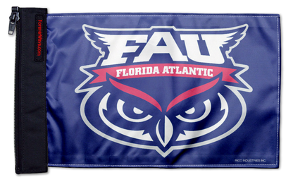Florida Atlantic University 11"x17" Forever Wave Flag for Bronco
