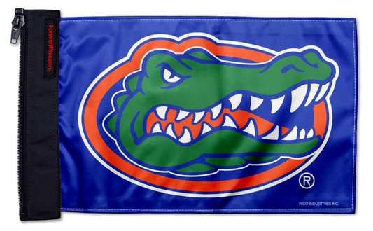 Florida Gators 11"x17" Forever Wave Flag for Jeep Wrangler JL 2-Door 2018-Present