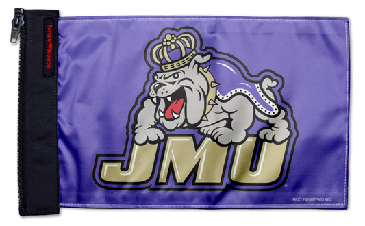 James Madison University 11"x17" Forever Wave Flag for Jeep Wrangler LJ 2003-2006