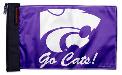Kansas State 11"x17" Forever Wave Flag for Jeep Wrangler JL 2-Door 2018-Present