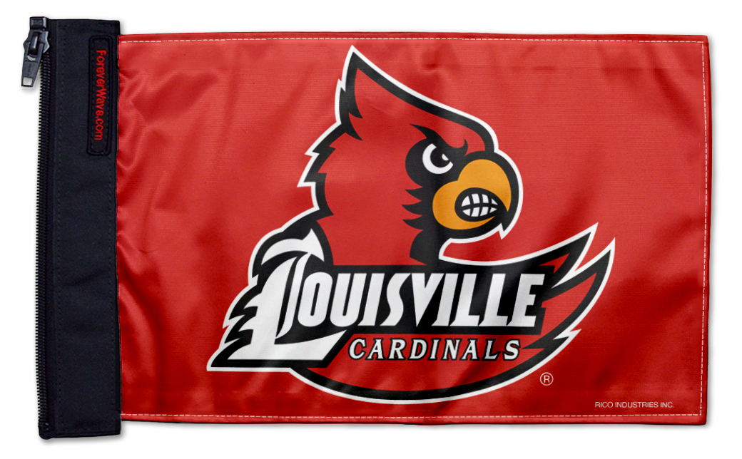 Louisville 11"x17" Forever Wave Flag for Jeep Wrangler JKU 4-Door 2007-2018