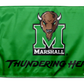 Marshall 11"x17" Forever Wave Flag for Jeep Wrangler LJ 2003-2006