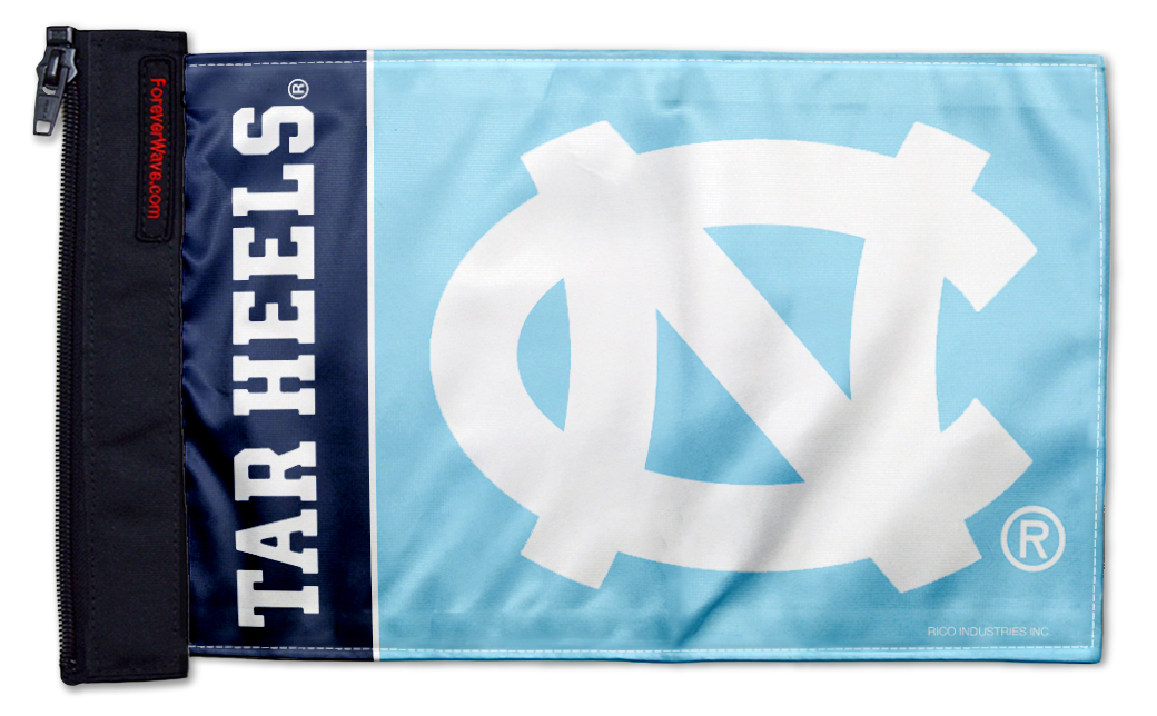 North Carolina 11"x17" Forever Wave Flag for Jeep Wrangler LJ 2003-2006