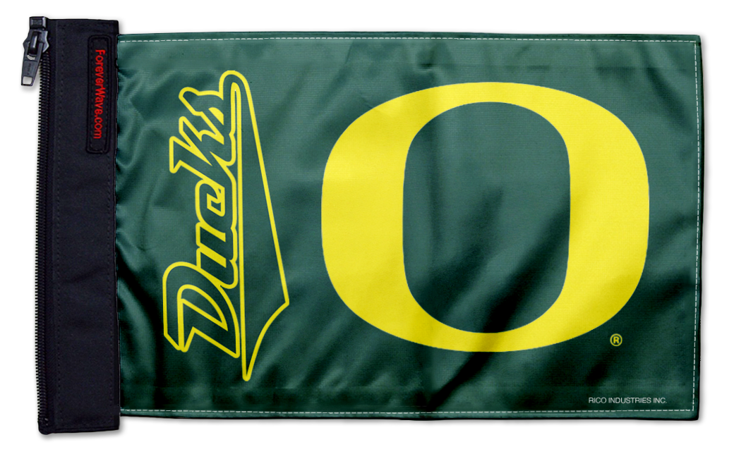 Oregon 11"x17" Forever Wave Flag for Jeep Wrangler JK 2-Door 2007-2018