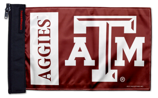 Texas A&M 11"x17" Forever Wave Flag for Jeep Wrangler YJ 1986-1995