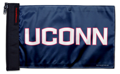 Connecticut UCONN 11"x17" Forever Wave Flag for Jeep Wrangler YJ 1986-1995