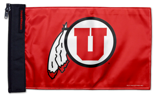 Utah 11"x17" Forever Wave Flag for Golf Carts