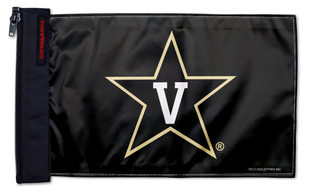 Vanderbilt 11"x17" Forever Wave Flag for Jeep Wrangler TJ 1996-2006