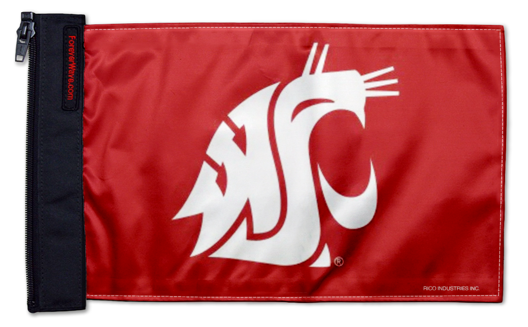 Washington State 11"x17" Forever Wave Flag for Jeep Wrangler CJ-7 and CJ-8 1976-1986