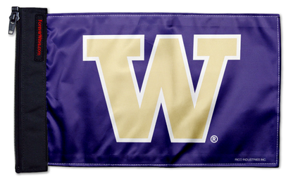 Washington Huskies 11"x17" Forever Wave Flag for Jeep Wrangler JLU 4-Door 2018-Present