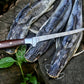 Premium Custom Handmade Damascus Steel Fillet Knife – 13” Rosewood Handle
