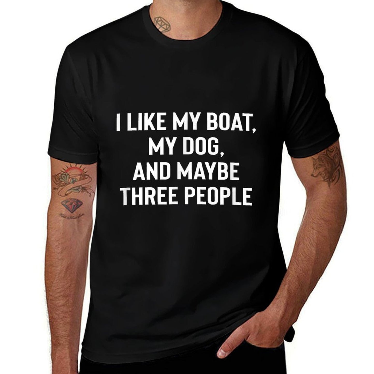 Funny Boating Gifts For Men Women Boaters Boat Owner  Summer-ready Fabric T-Shirt