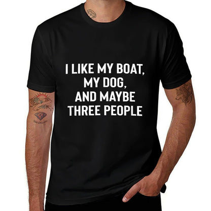 Funny Boating Gifts For Men Women Boaters Boat Owner  Summer-ready Fabric T-Shirt