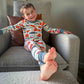 Camo fish bamboo pj set