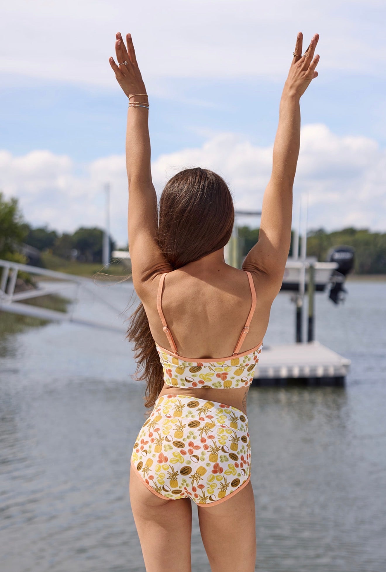 Lainsnow X The Last Mango - Seabrook Skinny Top- Tiki Bar