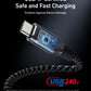 Anker Prime USB-C to USB-C Cable (240W, Upcycled-Braided)