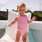 Lainsnow X The Last Mango: Mini Charleston One Piece- Permanent Vacation Pitaya
