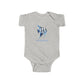 Angelfish Baby Bodysuit — Blue Aquarium Fish Infant Onesie