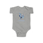 Angelfish Baby Bodysuit — Blue Aquarium Fish Infant Onesie