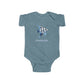Angelfish Baby Bodysuit — Blue Aquarium Fish Infant Onesie