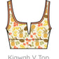 Lainsnow X The Last Mango - Kiawah Top- Tiki Bar