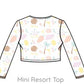 Lainsnow x The Last Mango - Mini Resort Top- Coconut Cove