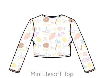 Lainsnow x The Last Mango - Mini Resort Top- Coconut Cove