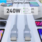 Anker USB-C to USB-C Cable (3 ft / 6 ft, 240W, Upcycled-Braided)