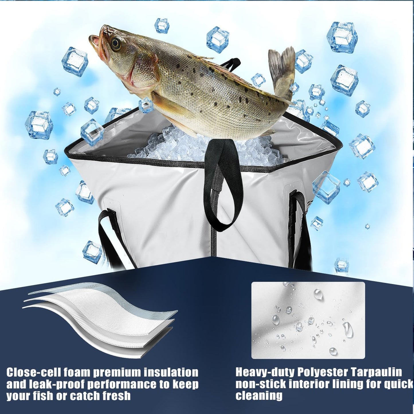 48x18" Insulated Fish Cooler Bag