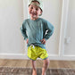 neon fish hybrid shorts