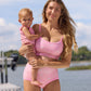 Lainsnow X The Last Mango: Mini Charleston One Piece- Permanent Vacation Pitaya